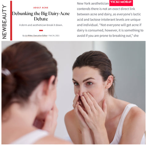 newbeauty We're thrilled to be a part of the newest editorial by NewBeauty Magazine, featuring Vicki Morav as an expert source in their acne story! 